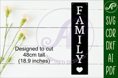 Family Word wall art sign, SVG file Product Image 3