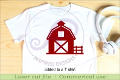 Farm silhouette laser cut outs SVG file Product Image 3