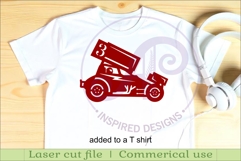 Dirt Race cars laser cut outs SVG file Product Image 3