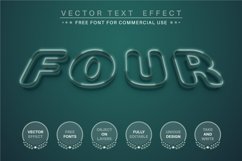 Dark green - editable text effect, font style Product Image 5