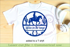 Cowboy Horse name wall art sign, SVG personalized Product Image 3