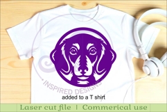 Dachshund Dog Wall Art SVG Laser Cut Sausage Dog Product Image 3