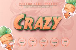 Sweet carrot - editable text effect, font style Product Image 3
