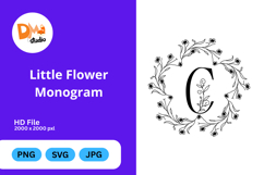 Little Flower Monogram Product Image 1
