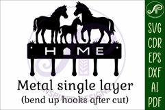 Farm Horses Key holder designs Product Image 3