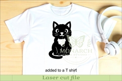 Cute Cat Silhouettes SVG for Laser Cutting, Signs 1 Product Image 3