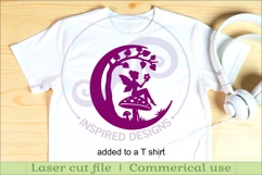 Crescent Moon Fairy wall sign Product Image 3