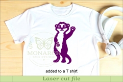 Cute Meerkat SVG. Playful Meerkat Silhouettes Product Image 3