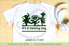 Dancing Safari Animals Name Sign SVG, Baby animals decor Product Image 3