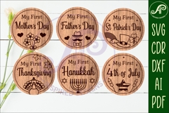 My first celebrations Baby holiday milestone discs laser Product Image 3