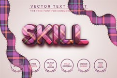 Tartan - Editable Text Effect, Font Style Product Image 2
