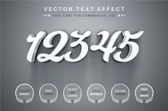 White Stone - Editable Text Effect Font Style Product Image 4