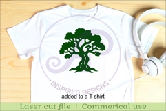 Woodland animal Silhouette Trees for laser cutting Product Image 3
