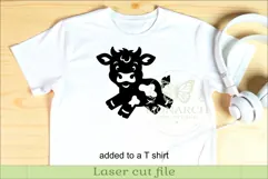 Cute Cows Silhouettes SVG Farm Animal Laser Cut Files 2 Product Image 3