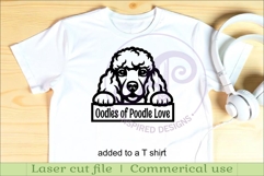 Poodle dog name sign svg laser cut file Product Image 3