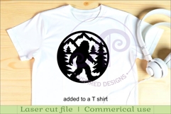 Bigfoot Coasters, laser cut out coaster files Product Image 3