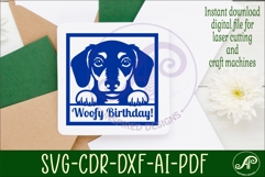 Dachshund Dog name wall art sign or card Product Image 3