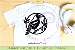 Magpie Bird wall sign svg laser cut Product Image 3