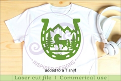 Horse Shoe Horse animal wall sign Product Image 3