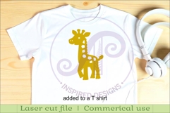Giraffe SVG Laser Cut Files Cute Animal Silhouette 1 Product Image 3