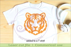 Tiger face wall art sign, SVG file. vector Product Image 3