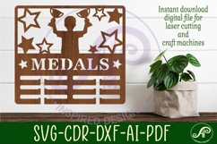 Little boy medals holder laser cut Product Image 3