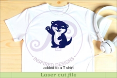 Cute Otters Silhouette SVG, Otter cut out shapes 1 Product Image 3