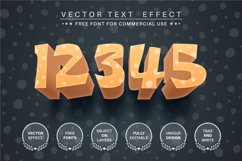 3D Crazy - editable text effect, font style Product Image 3