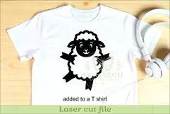 Cute Sheep Silhouettes SVG Farm Animal Laser Cut Files 1 Product Image 3