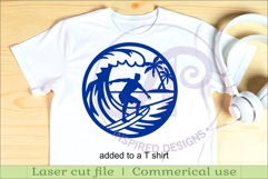 Surfer male wall sign, SVG file. vector sign Product Image 3