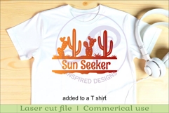 Cactus Desert Name sign svg laser cut template Product Image 3