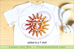 Kokopelli Sun Wall Art SVG - Southwestern Desert Wall Decor Product Image 3