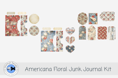 Americana Floral Junk Journal Folder Kit Product Image 3