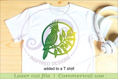 Cockatoo bird wall sign, SVG file. Product Image 3