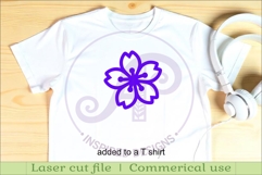 Flower Silhouette Cut out designs 4 Product Image 3