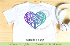Tree of life heart wall sign, SVG file. design 2 Product Image 3