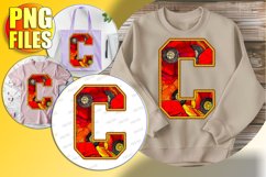 C Doodle Letter Valentine Playful Heart Design! Product Image 1