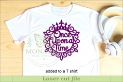 Once Upon a Time SVG | Fairytale Princess Nursery Wall Sign Product Image 3