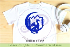 Crescent Moon Dragon wall sign Product Image 3