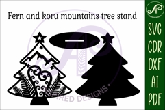 Christmas tree stand, laser cut file, New Zealand theme 2 Product Image 3