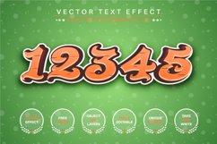 Sweet Carrot - Editable Text Effect, Font Style Product Image 5