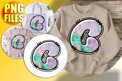 C Doodle Letter Valentine Cheerful Loving Charm! Product Image 1
