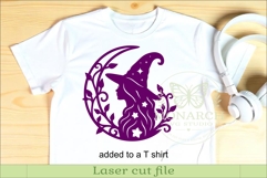 Forest Witch Crescent Moon SVG, Laser Cut Wall Art, Cottage Product Image 3