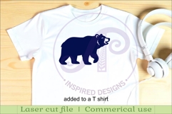 Woodland animal Silhouette Bears for laser cutting Product Image 2