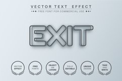 Black wire - editable text effect, font style Product Image 6