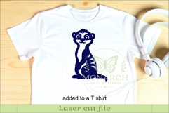 Cute Meerkat SVG. Playful Meerkat Silhouettes 2 Product Image 3