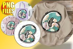 C Doodle Letter Valentine Bright Sweet Design! Product Image 1