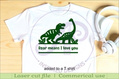 Dinosaur Name Sign SVG, Dinosaur Nursery Wall Art Laser Cut Product Image 3