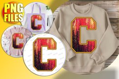 C Doodle Letter Valentine Joyful Heart Vibe! Product Image 1