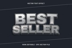 Best Seller Vector Text Effect Product Image 1